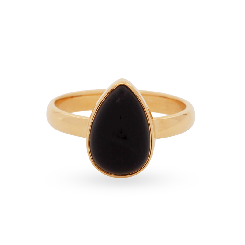 Cálida Onyx Ring | Gold