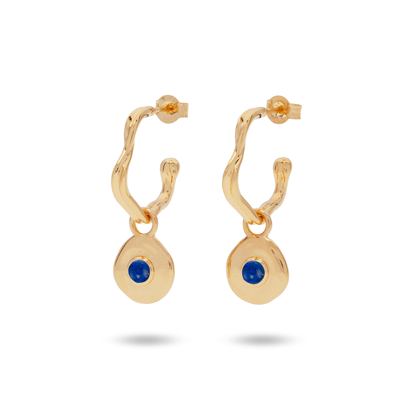Véora Birthstone Charms - Lapislazuli (September) | Gold