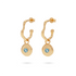 Véora Birthstone Charms - Blauer Topas (Dezember) | Gold