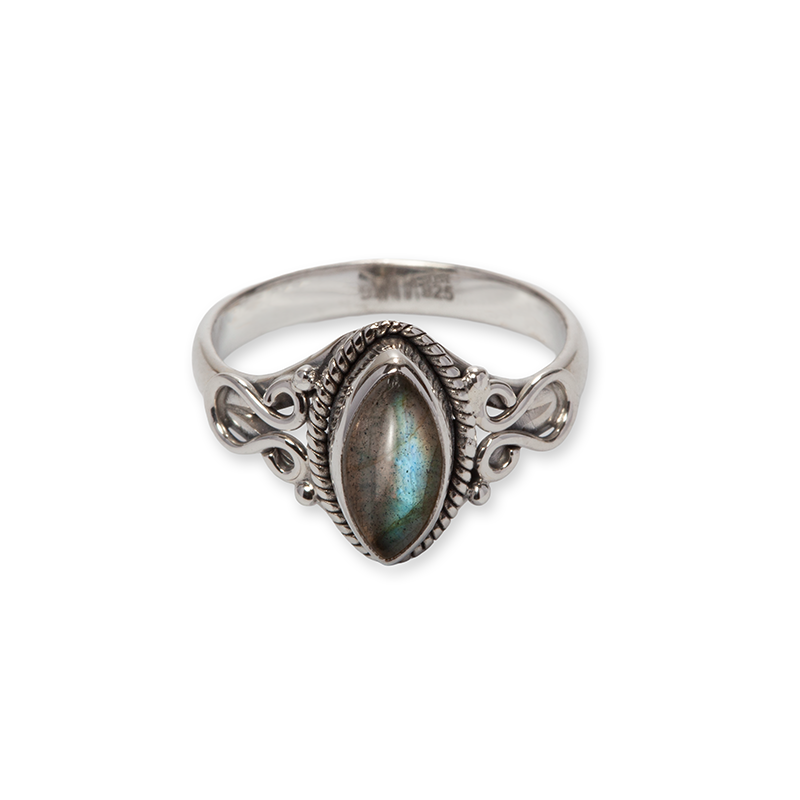 Marida Labradorit Ring | Silber