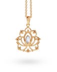 Alma de Loto Mondstein Anhänger | Gold