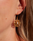 Alma de Loto Mondstein Ohrringe | Gold