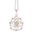 Alma de Loto Opal Anhänger | Silber