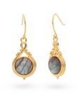 Armonía Labradorit Ohrringe | Gold