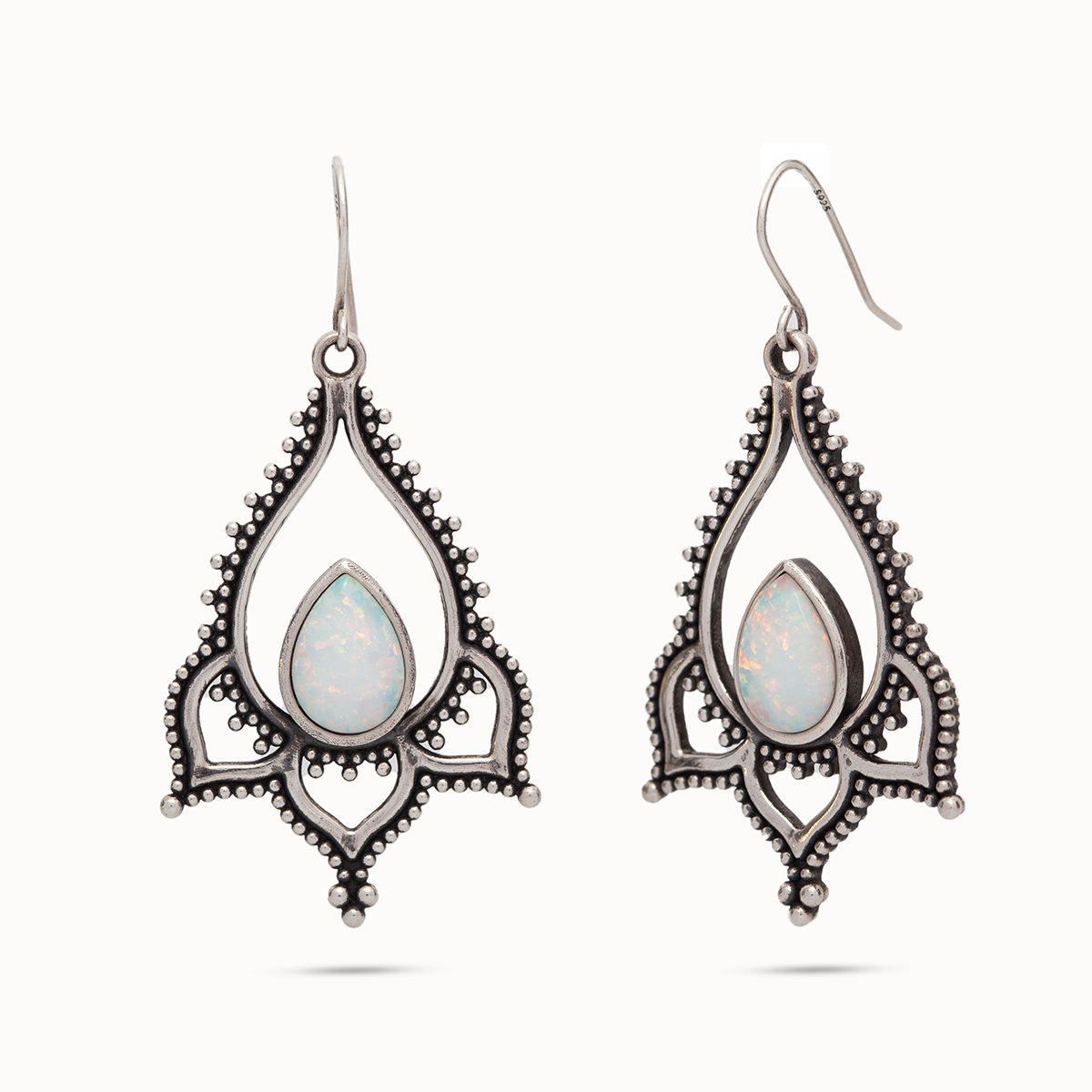 Lirio Opal Ohrringe | Silber