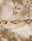 Serenya Rosenquarz Ring | Gold