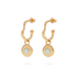 Véora Birthstone Charms - Aquamarin (März) | Gold