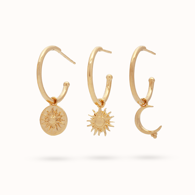 Latir Grande Hoops Ohrringe | Gold