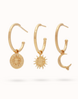 Latir Grande Hoops Ohrringe | Gold