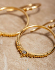 Circea Mondstein Ohrringe | Gold