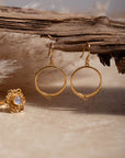 Circea Mondstein Ohrringe | Gold