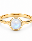 Alma de Loto Moonstone Earring | Silver
