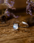 Eclipse Mondstein Ring | Silber