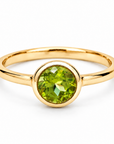 Eclipse Peridot Ring | Gold