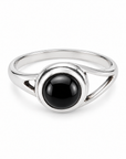 Eonia Onyx Ring | Silber