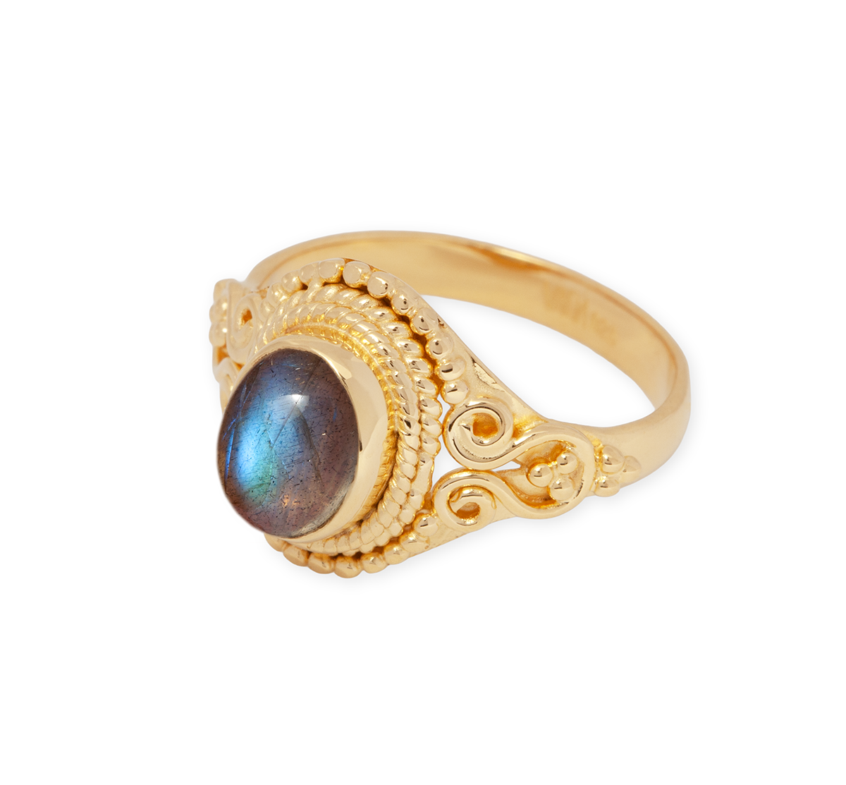 Esplendor Labradorit Ring | Gold