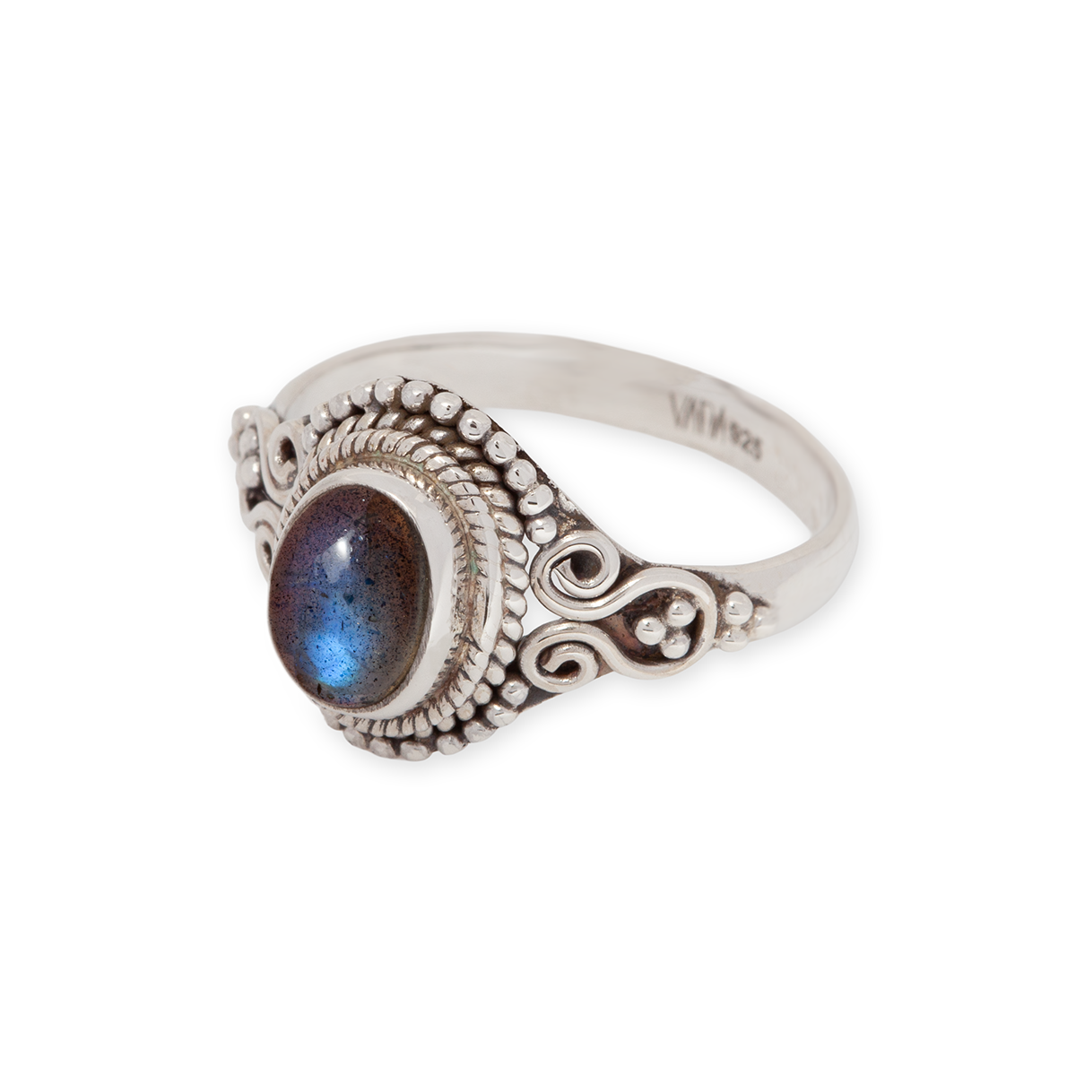 Esplendor Labradorit Ring | Silber