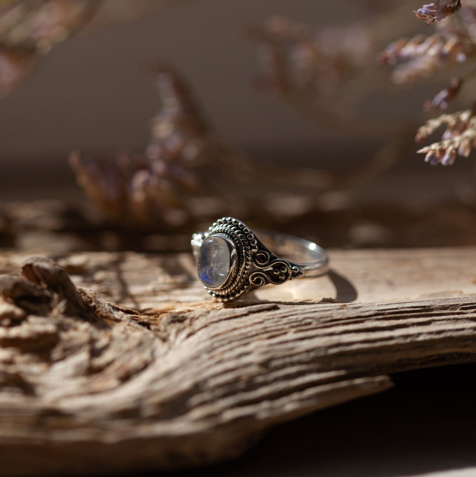 Esplendor Mondstein Ring | Silber