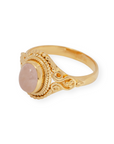 Esplendor Rosenquarz Ring | Gold