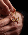Eterno Mondstein Ohrringe | Gold