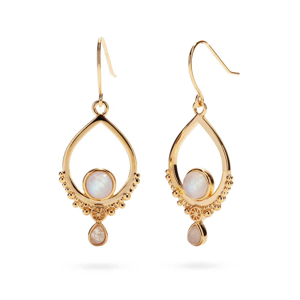 Eterno Moonstone Earring | Silver