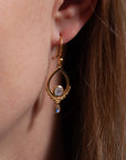 Eterno Moonstone Earring | Silver