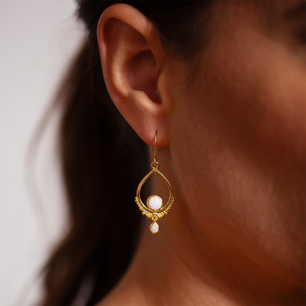 Eterno Opal Ohrringe | Gold