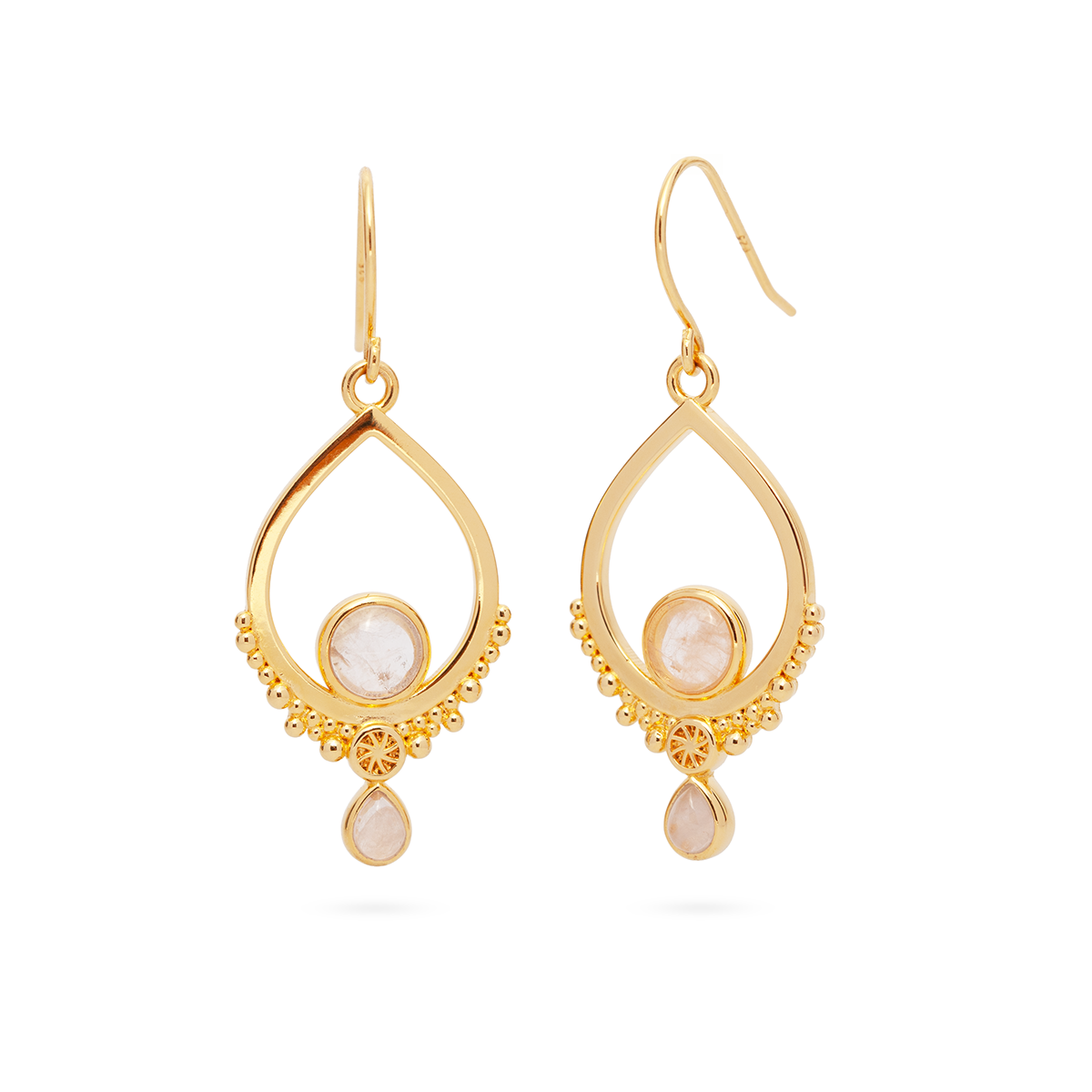 Eterno Moonstone Earring | Silver