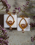 Eterno Rosenquarz Ohrringe | Gold