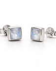 Evara Mondstein Ohrstecker | Silber