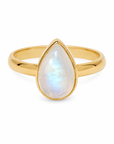 Fluidez Mondstein Ring | Gold