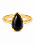 Fluidez Onyx Ring | Gold