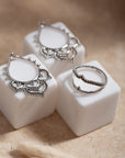 Fuego Mondstein Anhänger | Silber