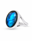 Grandéa Labradorit Ring | Silber
