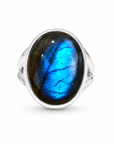 Grandéa Labradorit Ring | Silber