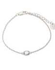 Alma de Loto Moonstone Earring | Silver