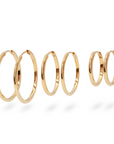 Lina Grande Hoops | Gold