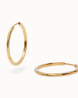 Lina Grande Hoops | Gold