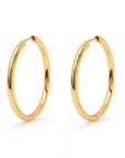 Lina Grande Hoops in Gold, Freisteller