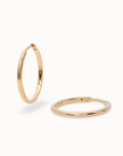 Lina Medium Hoops | Gold