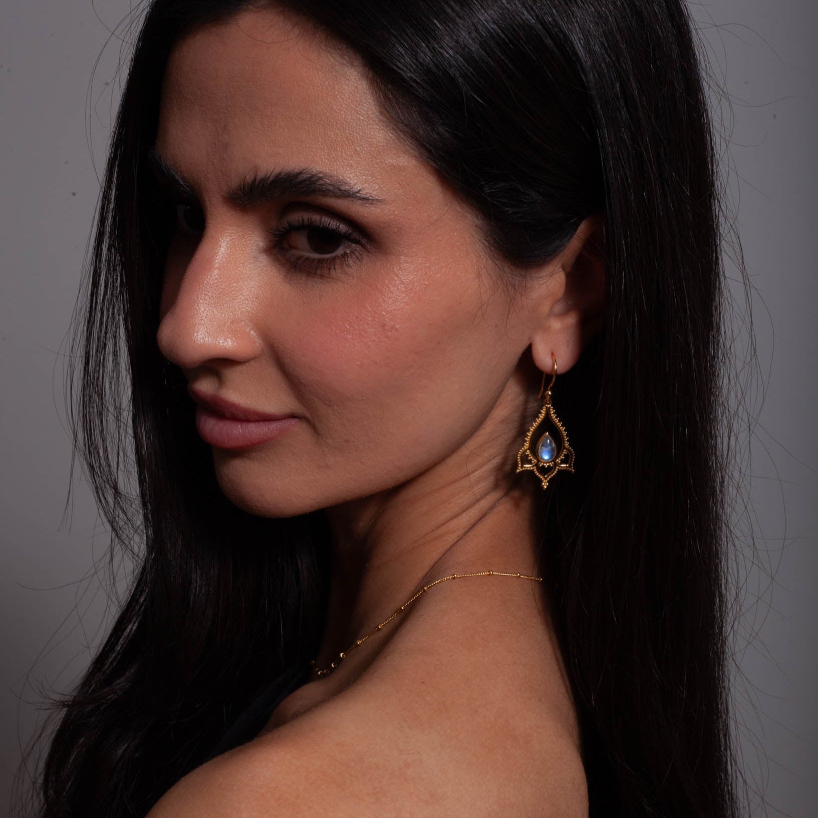 Lirio Mondstein Ohrringe | Gold