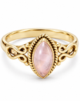 Marida Rosenquarz Ring | Gold