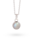 Alma de Loto Moonstone Earring | Silver