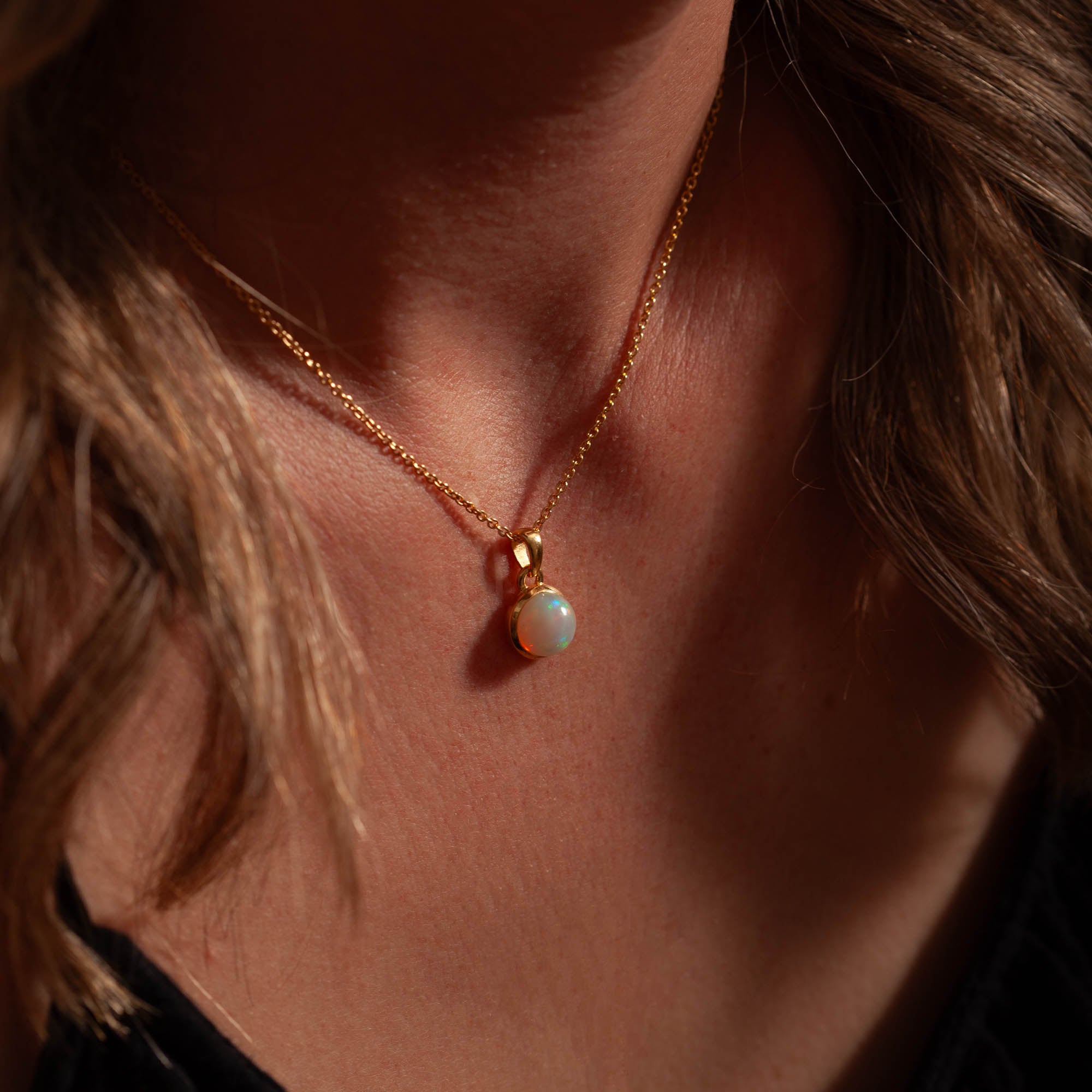 Océano Opal Anhänger | Gold