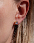 Perlita Mondstein Ohrstecker | Gold