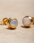 Perlita Opal Ohrstecker | Gold