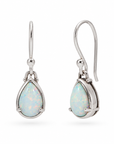 Piedra synthetischer Opal Ohrringe | Silber