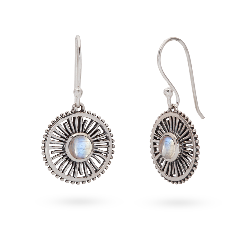 Rayén Mondstein Ohrringe | Silber