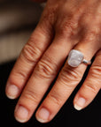 Rocaia Mondstein Ring | Silber