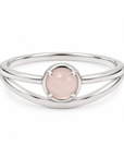 Serenya Rosenquarz Ring | Silber